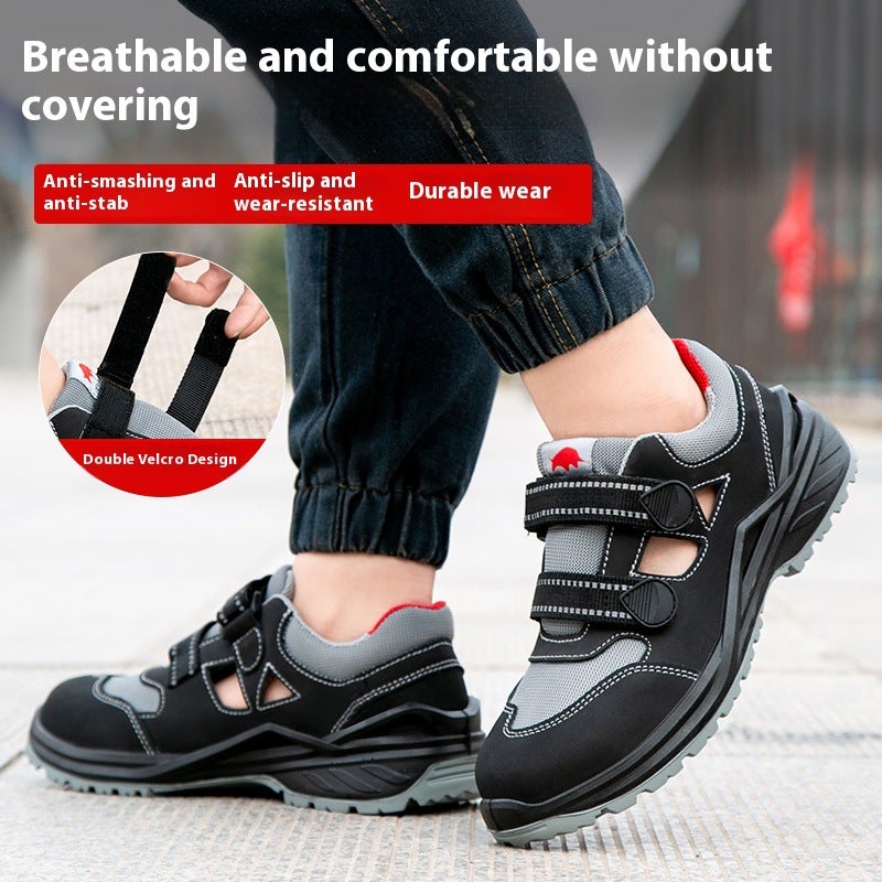 Labor Protection Shoes For Men, Anti-Smash, Anti-Puncture, Breathable And Wear-Resistant Work Shoes, Construction Site Safety Shoes For Women, Safety Shoes - Image 2